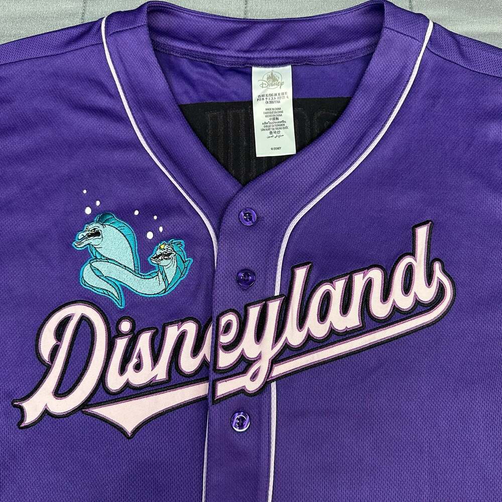 Disney Parks Disneyland Ursula The Little Mermaid 1989 Baseball Jersey - Picture 3 of 6